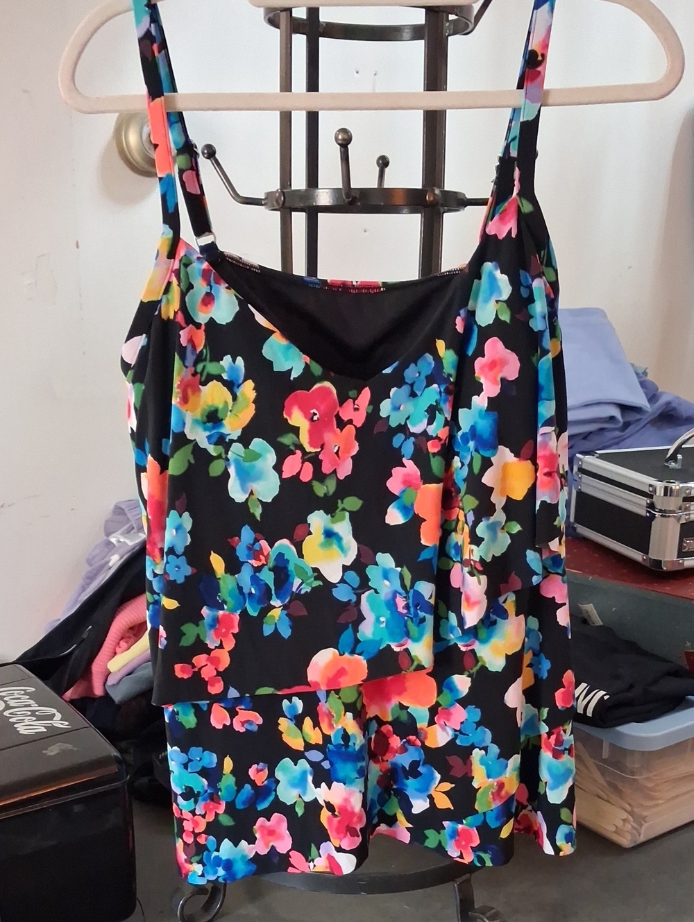 XL Aqua Green Bathing Suit Top. NWT